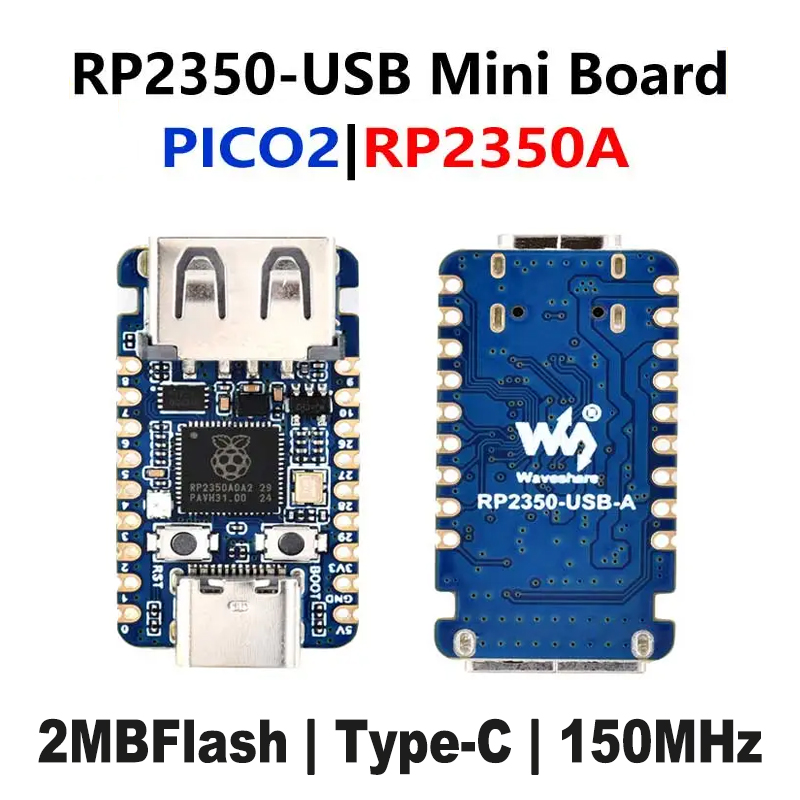 Banana Pi Bpi-M5 - 라즈베리 파이 피코 2 RP2350-USB-A 미니