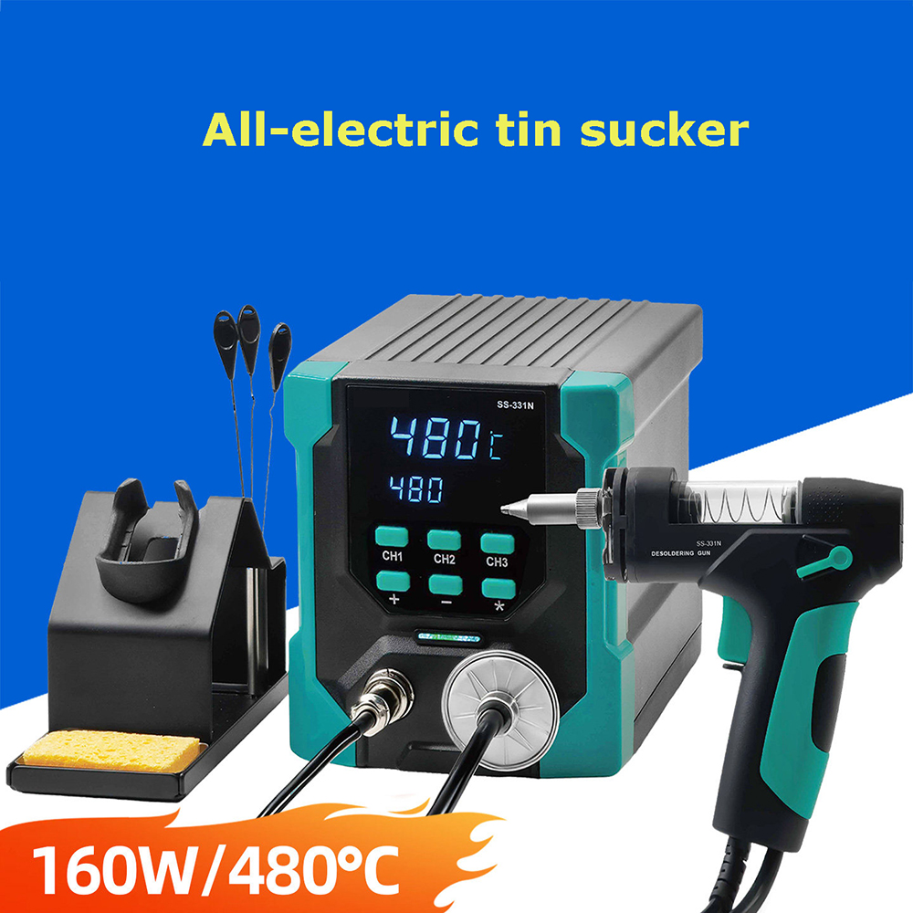 SS-331NH ESD LCD 디지털 전기 납땜 제거  - Desoldering Gun Vacuum Electric 리뷰 및 가격