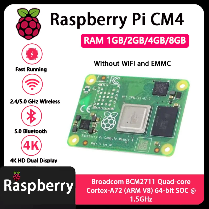 Raspberry Pi CM4 1GB/2GB/4GB/8 - Raspberry Pi Compute Module 4 8Gb 32Gb 리뷰 및 가격