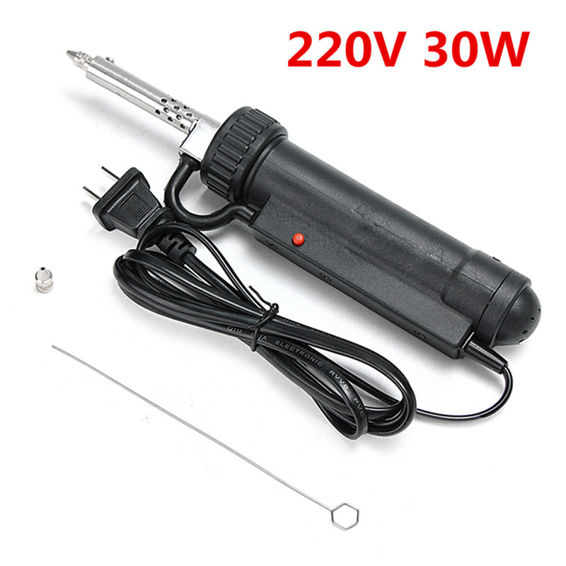 무료 배송 뜨거운 판매 30W 220V 전기 진공 솔더 - Desoldering Gun Vacuum Electric 리뷰 및 가격